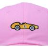 imageDALIX Race Car Embroidered Dad Cap Classic Cotton Baseball Hat MensLight Pink