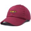 imageDALIX Race Car Embroidered Dad Cap Classic Cotton Baseball Hat MensMaroon
