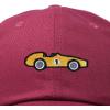 imageDALIX Race Car Embroidered Dad Cap Classic Cotton Baseball Hat MensMaroon