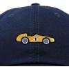 imageDALIX Race Car Embroidered Dad Cap Classic Cotton Baseball Hat MensNavy Blue