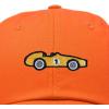 imageDALIX Race Car Embroidered Dad Cap Classic Cotton Baseball Hat MensOrange