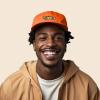 imageDALIX Race Car Embroidered Dad Cap Classic Cotton Baseball Hat MensOrange