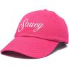 imageDALIX Womens Hats Baseball Caps Dad Hat Embroidered Saucy AdjustableHot Pink