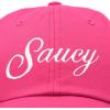 imageDALIX Womens Hats Baseball Caps Dad Hat Embroidered Saucy AdjustableHot Pink
