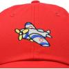 imageDALIX Airplane Kids Hat Baseball Cap Aviation Girls BoysRed