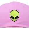 imageDALIX Alien Embroidered UFO Dad Hat Cotton Baseball Cap Adjustable MensLight Pink