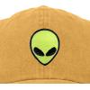 imageDALIX Alien Embroidered UFO Dad Hat Cotton Baseball Cap Adjustable MensWashed Gold