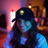 imageDALIX Alien Embroidered UFO Dad Hat Cotton Baseball Cap Adjustable MensWashed Gray