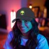 imageDALIX Alien Embroidered UFO Dad Hat Cotton Baseball Cap Adjustable MensWashed Pink