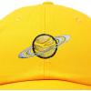 imageDALIX Embroidered Saturn Baseball Cap Cotton Dad Hat MenGold