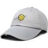 imageDALIX Embroidered Saturn Baseball Cap Cotton Dad Hat MenGray