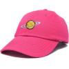imageDALIX Embroidered Saturn Baseball Cap Cotton Dad Hat MenHot Pink