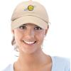 imageDALIX Embroidered Saturn Baseball Cap Cotton Dad Hat MenKhaki