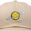 imageDALIX Embroidered Saturn Baseball Cap Cotton Dad Hat MenKhaki
