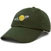 imageDALIX Embroidered Saturn Baseball Cap Cotton Dad Hat MenOlive