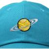 imageDALIX Embroidered Saturn Baseball Cap Cotton Dad Hat MenTeal