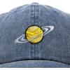 imageDALIX Embroidered Saturn Baseball Cap Cotton Dad Hat MenWashed Navy Blue