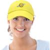 imageDALIX Embroidered Saturn Baseball Cap Cotton Dad Hat MenYellow