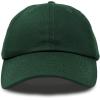imageDALIX Plain Dad Hats 2 PackDark Green