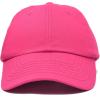 imageDALIX Plain Dad Hats 2 PackHot Pink