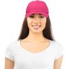 imageDALIX Plain Dad Hats 2 PackHot Pink