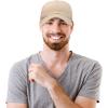 imageDALIX Plain Dad Hats 2 PackKhaki