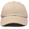 imageDALIX Plain Dad Hats 2 PackKhaki