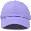 imageDALIX Plain Dad Hats 2 PackLavender