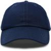imageDALIX Plain Dad Hats 2 PackNavy Blue