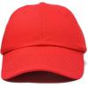 imageDALIX Plain Dad Hats 2 PackRed