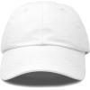 imageDALIX Plain Dad Hats 2 PackWhite
