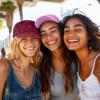 imageDALIX Smiley Face 3 Pack Dad Cap Embroidered Cotton Adjustable Baseball Hat Adult Men WomenColor 1