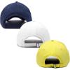 imageDALIX Smiley Face 3 Pack Dad Cap Embroidered Cotton Adjustable Baseball Hat Adult Men WomenColor 12