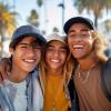 imageDALIX Smiley Face 3 Pack Dad Cap Embroidered Cotton Adjustable Baseball Hat Adult Men WomenColor 13