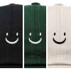 imageDALIX Smiley Face 3 Pack Dad Cap Embroidered Cotton Adjustable Baseball Hat Adult Men WomenColor 2