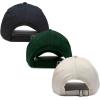 imageDALIX Smiley Face 3 Pack Dad Cap Embroidered Cotton Adjustable Baseball Hat Adult Men WomenColor 2