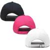 imageDALIX Smiley Face 3 Pack Dad Cap Embroidered Cotton Adjustable Baseball Hat Adult Men WomenColor 3