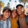imageDALIX Smiley Face 3 Pack Dad Cap Embroidered Cotton Adjustable Baseball Hat Adult Men WomenColor 6