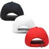 imageDALIX Smiley Face 3 Pack Dad Cap Embroidered Cotton Adjustable Baseball Hat Adult Men WomenColor 7