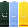 imageDALIX Smiley Face 3 Pack Dad Cap Embroidered Cotton Adjustable Baseball Hat Adult Men WomenColor 8