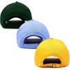 imageDALIX Smiley Face 3 Pack Dad Cap Embroidered Cotton Adjustable Baseball Hat Adult Men WomenColor 8