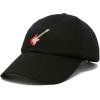 imageElectric Guitar Ball Cap Embroidered HatBlack