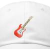 imageElectric Guitar Ball Cap Embroidered HatWhite