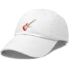 imageElectric Guitar Ball Cap Embroidered HatWhite