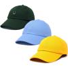 imageDALIX Smiley Face 3 Pack Dad Cap Embroidered Cotton Adjustable Baseball Hat Adult Men WomenColor 8