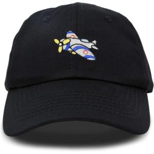 imageDALIX Airplane Kids Hat Baseball Cap Aviation Girls BoysBlack