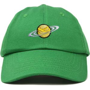 imageDALIX Embroidered Saturn Baseball Cap Cotton Dad Hat MenKelly Green