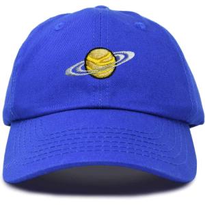 imageDALIX Embroidered Saturn Baseball Cap Cotton Dad Hat MenRoyal Blue