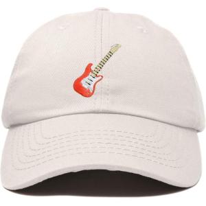 imageElectric Guitar Ball Cap Embroidered HatBeige