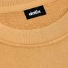 imageDALIX Butterfly Embroidery Relaxed Crewneck Sweatshirt Soft Fleece Fit Lounge WomensPeanut